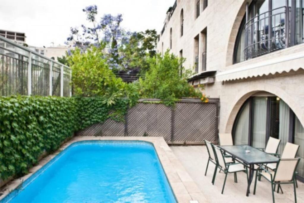 Mamilla Pool - David'S Village - Jerusalem-Rent Exteriör bild